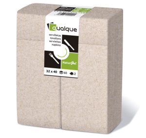 1290N - Servilletas de papel 32x40 2 Capas Kangaroo 1/8 NaturCel